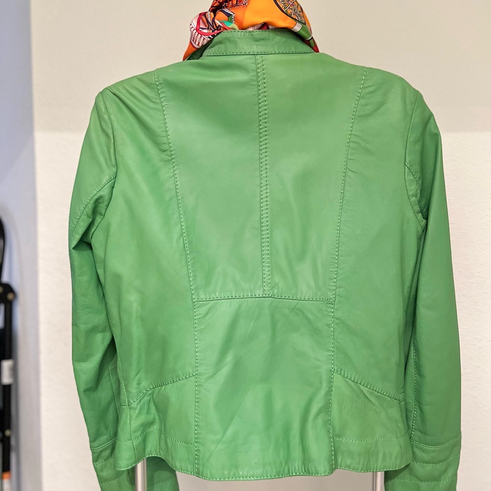 Moto leather jacket